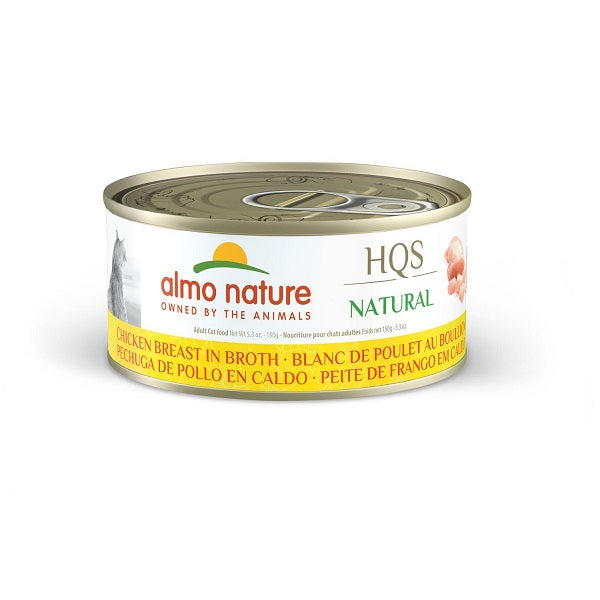 Almo Nature Hqs Natural Chat - Blanc De Poulet Au Bouillon 70g