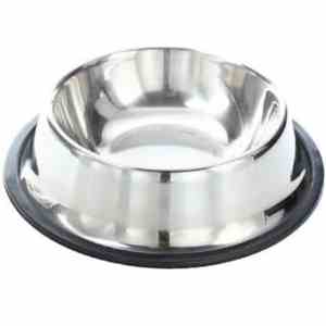 Bol acier inoxydable 2.80L anti-dérapant - La boite à Penny