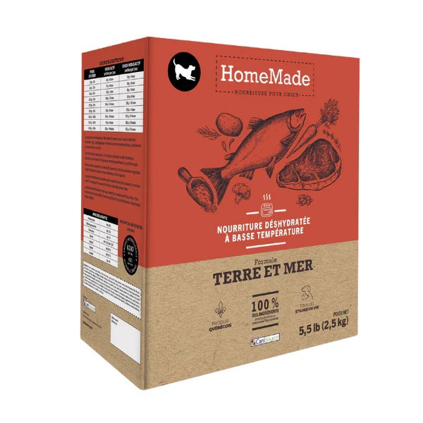 Canisource Homemade Nourriture Pour Chien Terre Et Mer 2.5kg