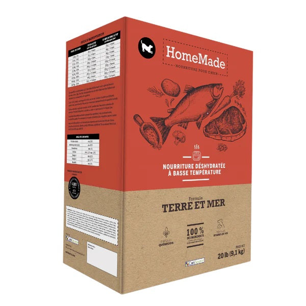 Canisource Homemade Nourriture Pour Chien Terre Et Mer 9.1kg - La boite à Penny