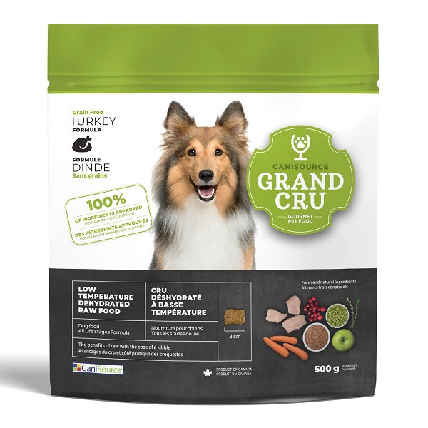 Canisource Grand Cru Nourriture Pour Chien, Dinde Sans Grains 500GR