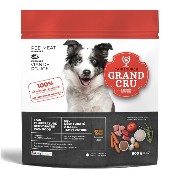 Canisource Grand Cru Nourriture Pour Chien, Viande Rouge 500GR