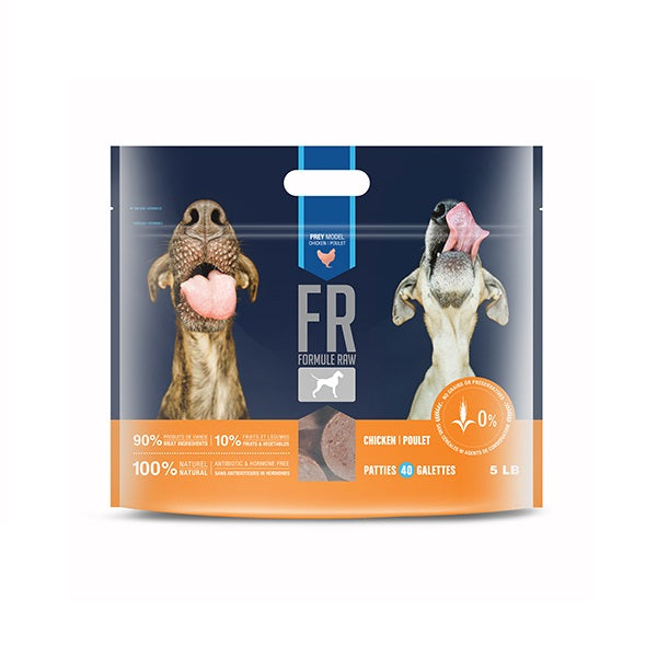 Formule Raw Poulet pour chiens 5lbs - La boite à Penny