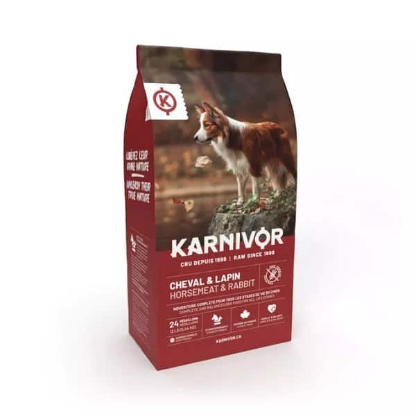 KARNIVOR Cheval et Lapin pour chiens 12lb - La boite à Penny