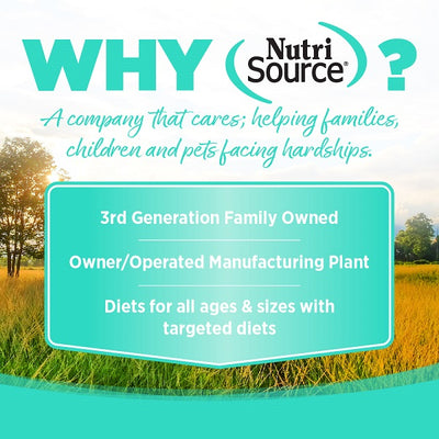 NutriSource Choice nourriture pour chien performance recette de farine de poulet et d'orge 40lb