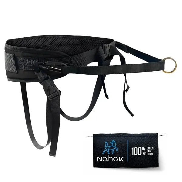 Nahak Ceinture de Marche Multifonction Large Noir
