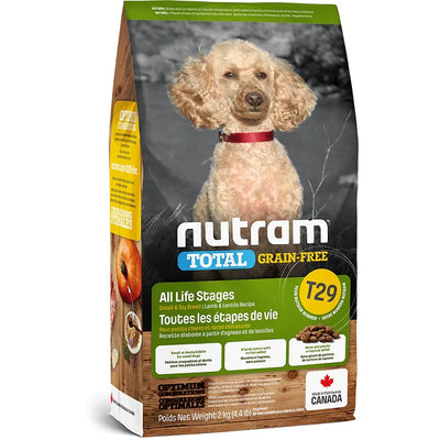 Nutram Total T29 Chien Petite Race Sans Grains Agneau Et Lentilles 4.4lbs - La boite à Penny