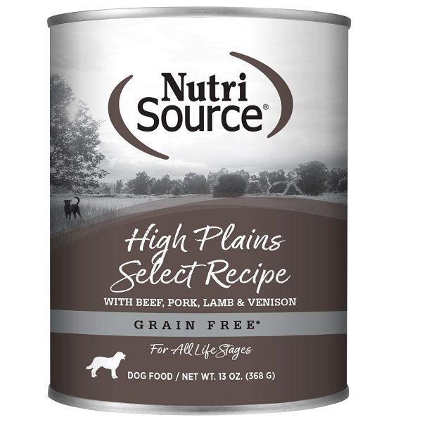 NutriSource Select High Plains Sans Grains 368g
