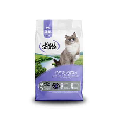 NutriSource Country Select nourriture pour chat et chaton sans grains poulet et saumon 12lb