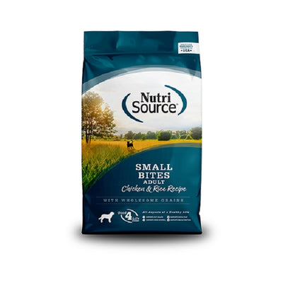 NutriSource nourriture pour chien petites bouchées Poulet et Riz 12lbs