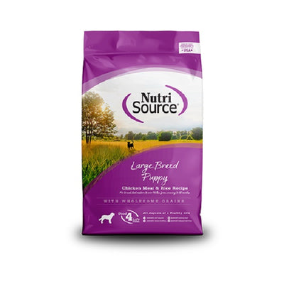 NutriSource nourriture pour chiot Grande race Poulet et Riz 12lbs