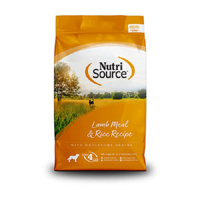 NutriSource nourriture pour chien farine d'agneau et riz 26lb