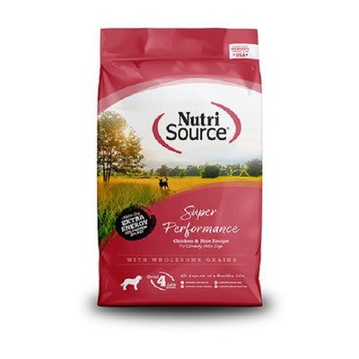 NutriSource nourriture pour chien Super Performance Poulet et Riz 40lbs