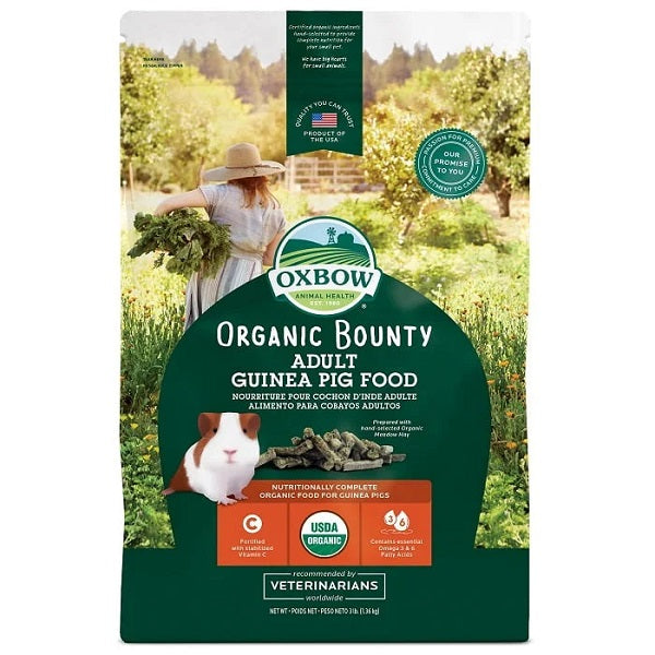 Oxbow Organic Bounty Nourriture Pour Cochon D'inde 3lbs - La boite à Penny