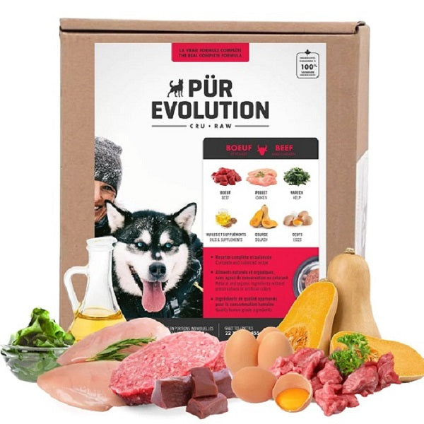 PÜR Evolution Bœuf et Poulet pour chien 13.6kg - La boite à Penny