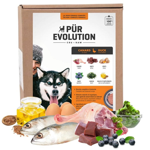 PÜR Evolution Canard et Baies pour chien 13.6kg - La boite à Penny