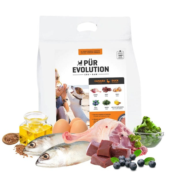 PÜR Evolution Canard et Baies pour chien 4kg - La boite à Penny