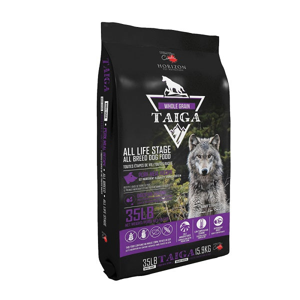 Taiga porc GRAINS ENTIERS 35 lbs
