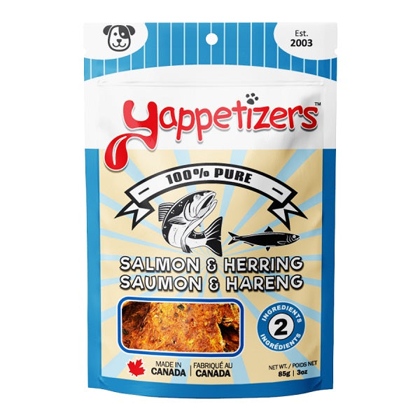 Yappetizers saumon sauvage et hareng 85 gr