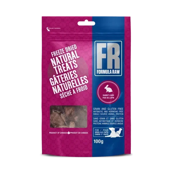 Formule Raw Foie de Lapin 100g