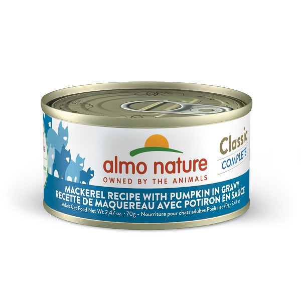 Almo Nature Classic Chat - Recette de Maquereau et potiron en sauce 70g