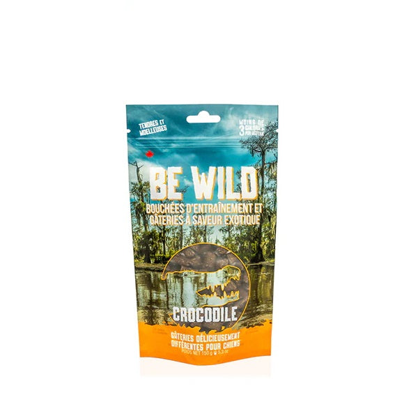 This & That BE WILD gâteries pour chien exotique crocodile 150gr
