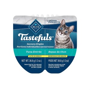 Blue Tastefuls repas de thon morceaux en sauce 2x36.8g