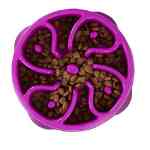 Bol ralentisseur Outward Hound mauve large