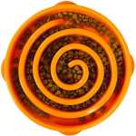 Bol ralentisseur Outward Hound orange large