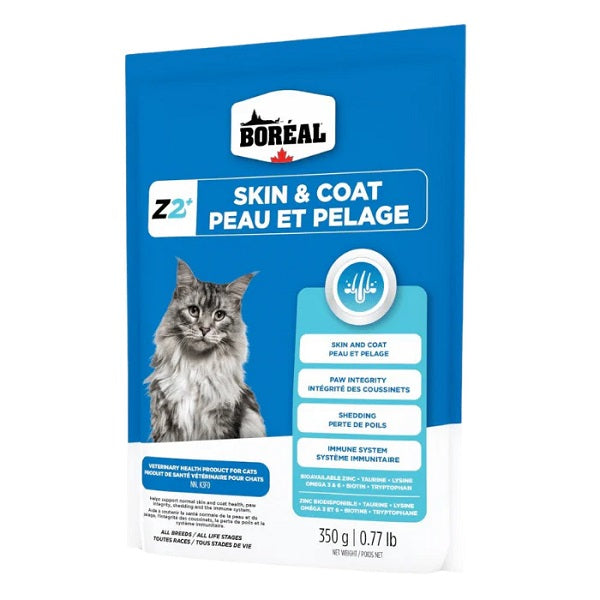 Boréal Zinpro Z2+ Suppléments De Zinc Peau Et Pelage Pour Chat 350g