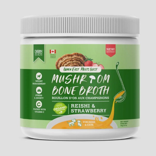 Charmy Bouillon d'os aux champignons Reishi et fraise 140gr