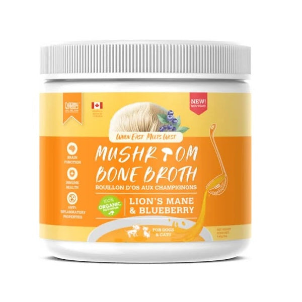 Charmy Bouillon d'os aux champignons Crinière de lion et myrtille 140gr