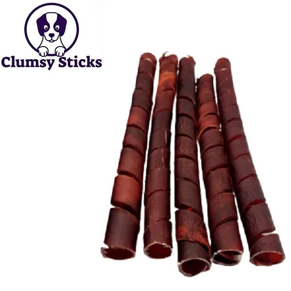 Clumsy Sticks Bâton Spiral de collagène brun 12"