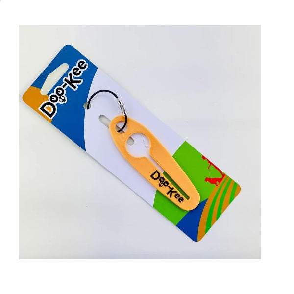 Doo kee support à sac d'excrément de couleur jaune