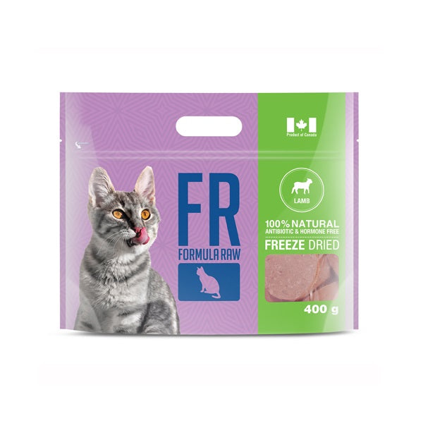 Formule Raw Agneau Lyophilisé pour Chats 400g