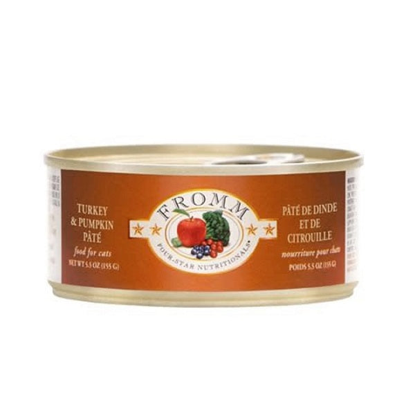 FROMM pâté de dinde et citrouille pour chat 155g