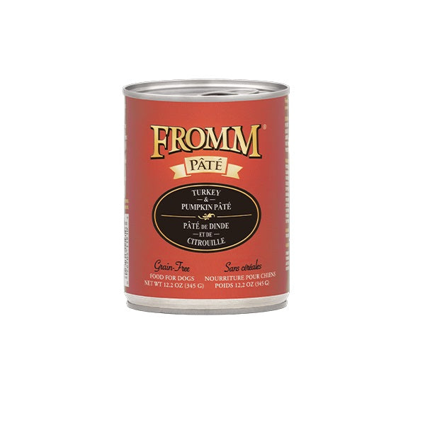 FROMM pâté de dinde et citrouille pour chien 345g - La boite à Penny