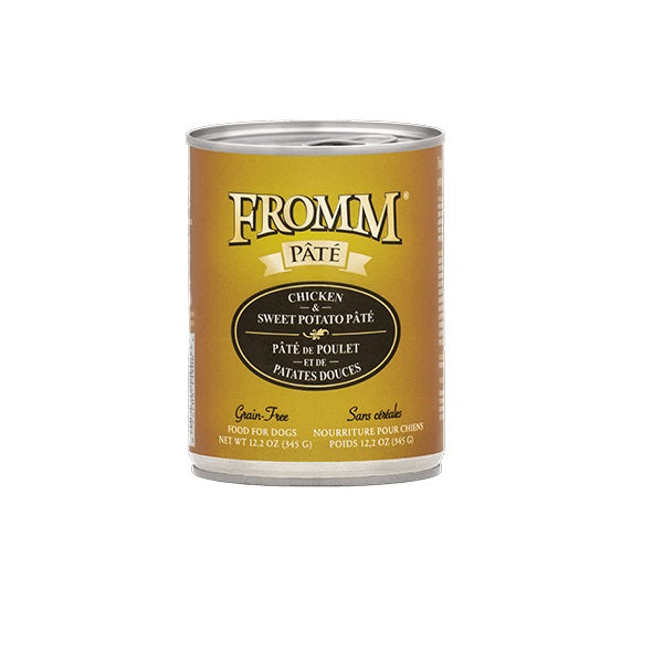 FROMM pâté de poulet et patates douces pour chien 345g