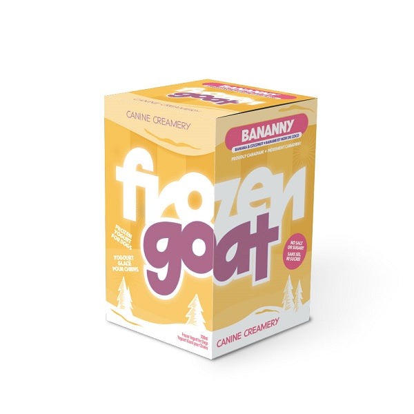 Frozen Goat lait de chèvre congelé banane 300ml - La boite à Penny