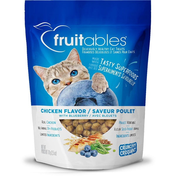 FRUITABLES poulet et bleuet pour chat 70g