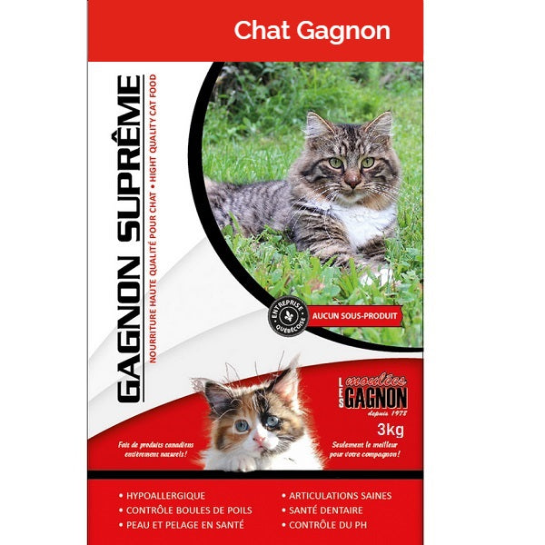Les Moulées Gagnon - Chat Gagnon 3kg - La boite à Penny