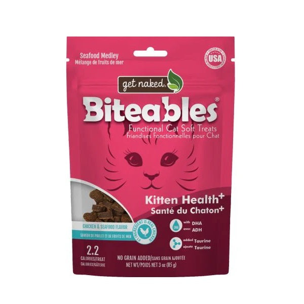 Get Naked Biteables Santé Plus Chatons, Tendres, Sans Grains 85g