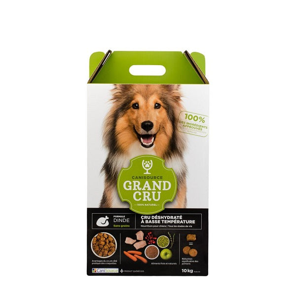 Canisource Grand Cru Nourriture Pour Chien, Dinde Sans Grains 10Kg