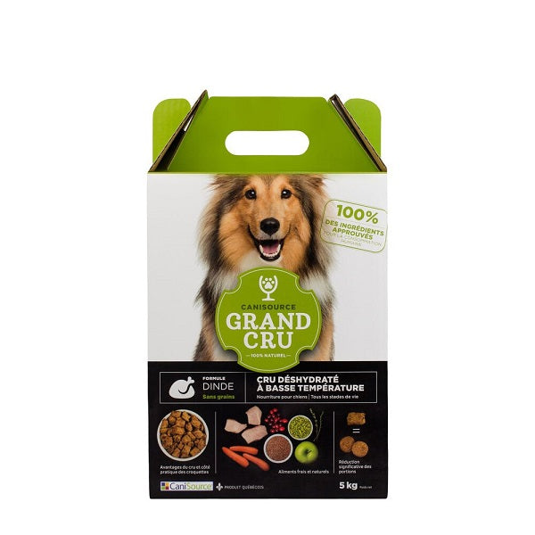 Canisource Grand Cru Nourriture Pour Chien, Dinde Sans Grains 5kg