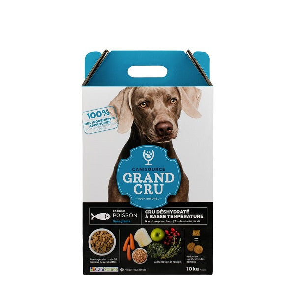 Canisource Grand Cru Nourriture Pour Chien, Poisson Sans Grains 10Kg - La boite à Penny