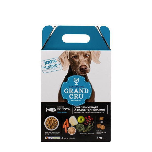Canisource Grand Cru Nourriture Pour Chien, Poisson Sans Grains 2Kg - La boite à Penny