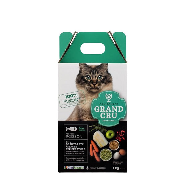 Canisource Grand Cru Nourriture Pour Chat, Poisson Sans Grains 1 Kg