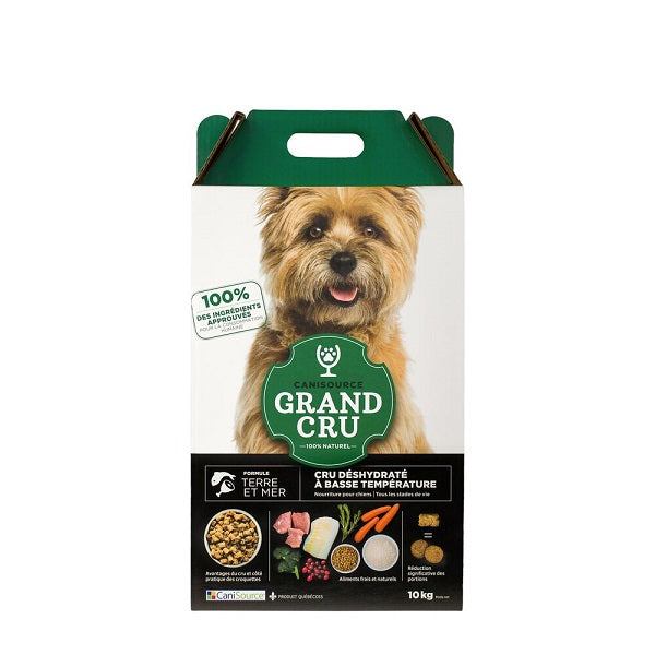 Canisource Grand Cru Nourriture Pour Chien, Terre & Mer 10 Kg