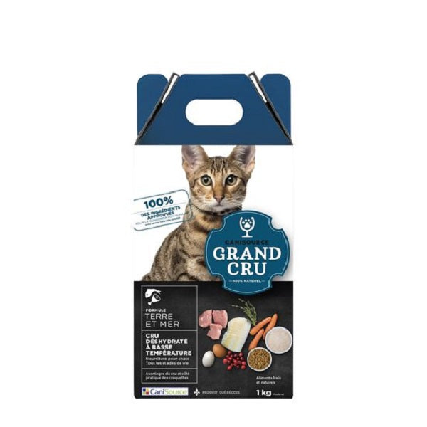 Canisource Grand Cru Nourriture Pour Chat, Terre & Mer 1 Kg