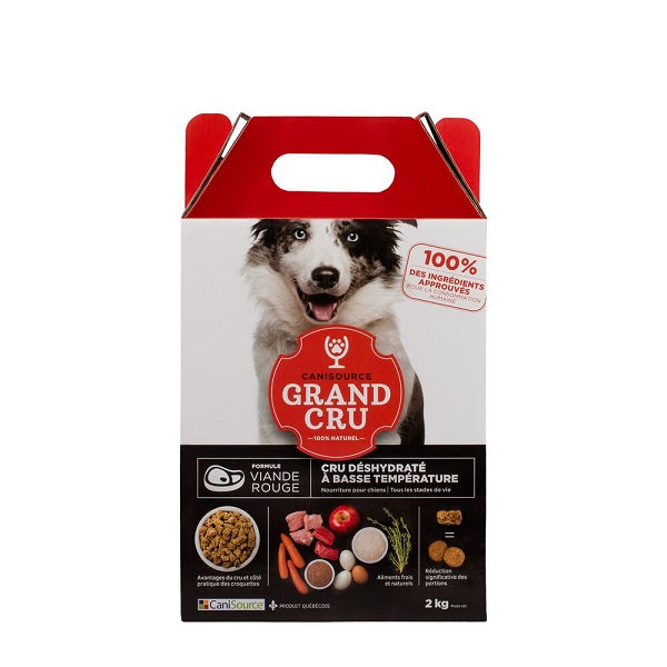 Canisource Grand Cru Nourriture Pour Chien, Viande Rouge 2Kg